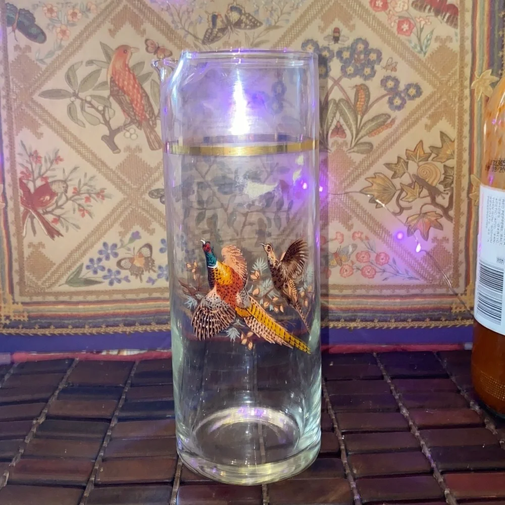 Princess House Martini/Mixing Pitcher, 8” tall